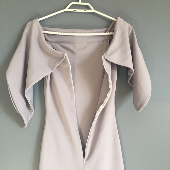 Missguided Lilac Over Bandeau Midi Dress - Picture 5 of 5